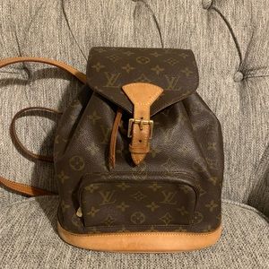 Louis Vuitton Montsouris MM Vintage Backpack